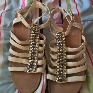 INC rhinestone sandal!